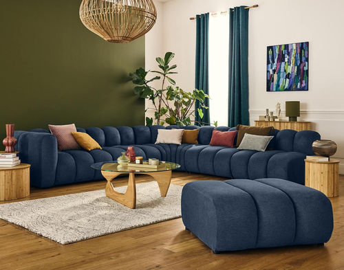 组合沙发 - DEBBIE: 2955B - Best Mobilier - 现代风格 / 布料 / 带扶手