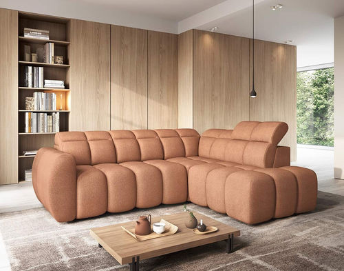 转角沙发 - BASILE: 3178TER - Best Mobilier - 现代风格 / 布料 / 带扶手