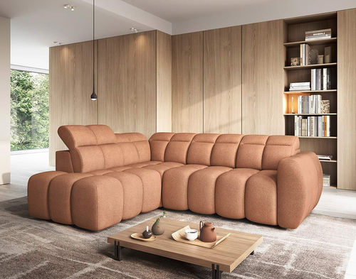 转角沙发 - BASILE: 3179TER - Best Mobilier - 现代风格 / 布料 / 带扶手