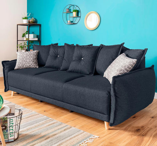 沙发床 - LENA: 646B - Best Mobilier - 北欧风格 / 布料 / 带扶手