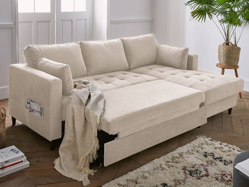 转角沙发 - ANNA: 784BEI - Best Mobilier - 床 / 现代风格 / 丝绒