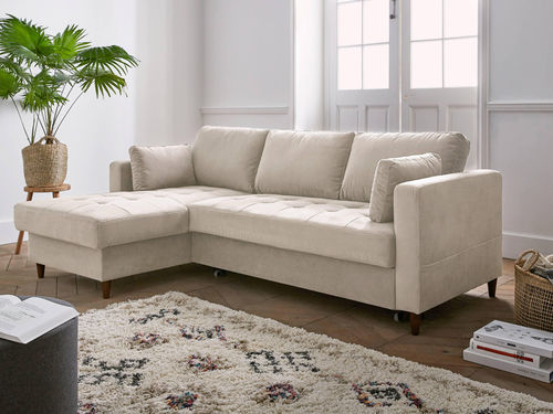 转角沙发 - Anna: 785BEI - Best Mobilier - 床 / 现代风格 / 丝绒