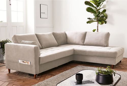 转角沙发 - ANNA: 822BEI - Best Mobilier - 床 / 现代风格 / 丝绒