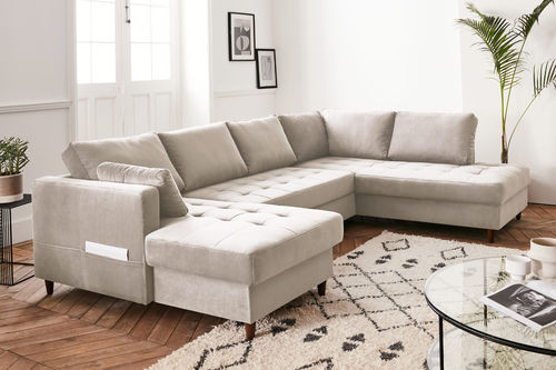 转角沙发 - ANNA: 824BEI - Best Mobilier - 床 / 现代风格 / 丝绒