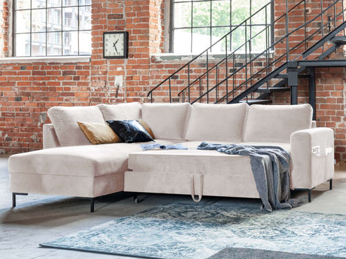 转角沙发 - LILLY : 1066BEI - Best Mobilier - 床 / 现代风格 / 丝绒
