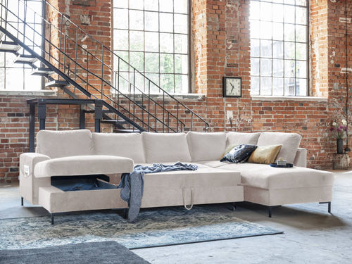 转角沙发 - LILLY : 1067BEI - Best Mobilier - 床 / 圆弧形 / 现代风格