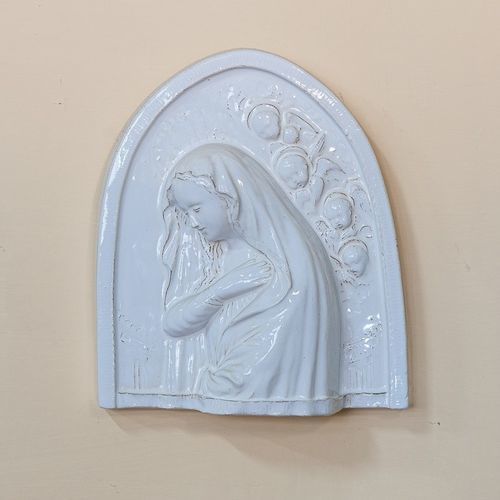釉面陶瓷雕塑 - Madonna  - cestenoli srl - 手工 / 意大利制造 / 壁挂
