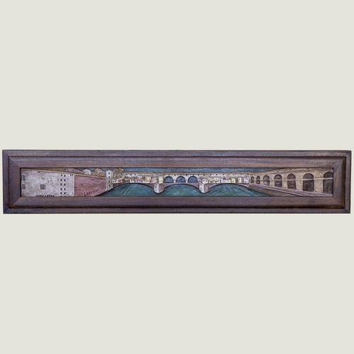 陶瓷雕塑 - Ponte Vecchio - cestenoli srl - 手工 / 意大利制造 / 壁挂