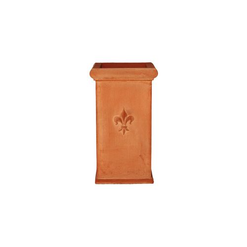 赤陶雨伞架 - Quadrato con Giglio - cestenoli srl - 手工