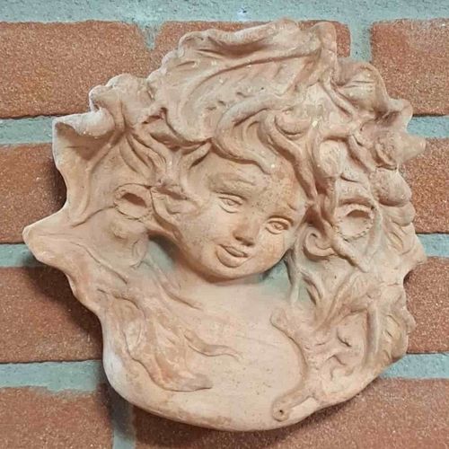 赤陶雕塑 - Maschera Inverno - cestenoli srl - 户外 / 手工 / 意大利制造