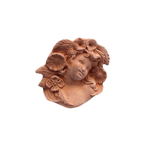赤陶雕塑 - Maschera Primavera - cestenoli srl - 户外 / 手工 / 意大利制造