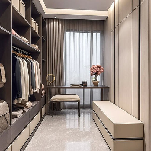 可调节衣帽间 - DFD-WI-01 - Dief Flooring - 现代风格 / 木质 / 哑光