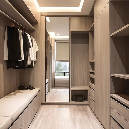 可调节衣帽间 - DFD-WI-07 - Dief Flooring - 现代风格 / 木质 / 哑光