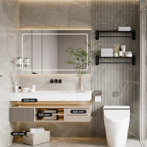 壁挂台盆柜 - DFD-BV-04 - Dief Flooring - 木质 / 大理石 / 现代风格