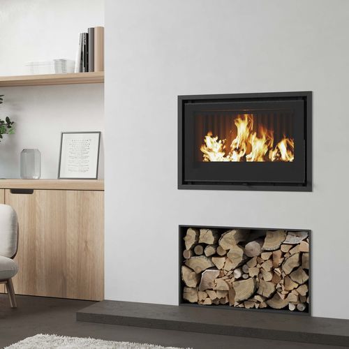嵌入式木壁炉 - VISTA700I - Dovre - 铸铁 / 金属 / 自然对流式