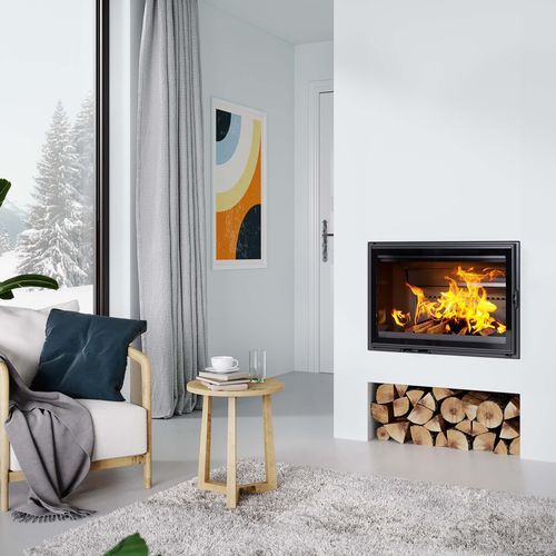 燃木壁炉 - 2180CBS - Dovre - 嵌入式 / 单面 / 炉膛封闭式