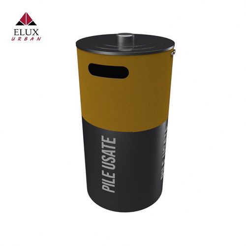 公共垃圾桶 - RUP PILE 350 - Elux srl - 垃圾分类 / 自承重 / 电镀钢