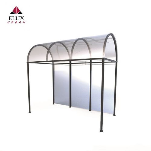 粉末涂层钢公交站台遮阳棚 - Genova 474 - Elux srl - 聚碳酸酯面 / Plexiglas®宝克力顶