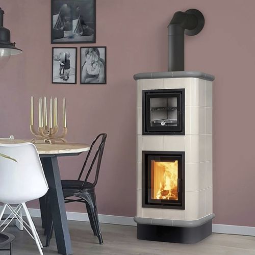 木材采暖炉 - CHEF - Cerampiù Srl - 电动 / 8 kW / 多燃料