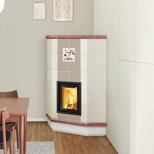 木材采暖炉 - ATENA 5 LEVELS - Cerampiù Srl - 电动 / 8 kW / 多燃料