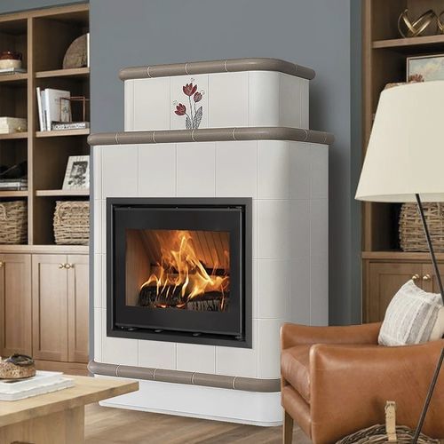 木材采暖炉 - SPARTA - Cerampiù Srl - 电动 / 8 kW / 多燃料