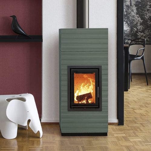 木材采暖炉 - MINI - Cerampiù Srl - 电动 / 8 kW / 多燃料