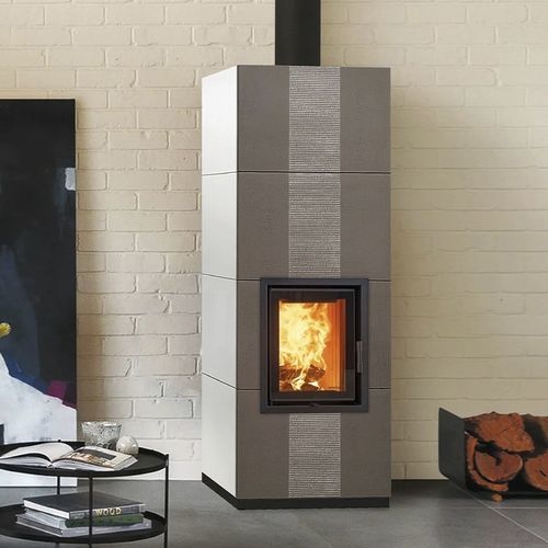 木材采暖炉 - MAXI - Cerampiù Srl - 电动 / 8 kW / 多燃料