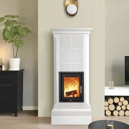 木材采暖炉 - NOBILE 5 LEVELS - Cerampiù Srl - 电动 / 8 kW / 多燃料