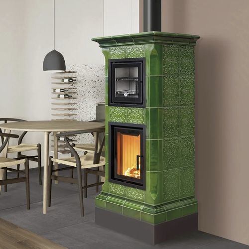 木材采暖炉 - BISTROT - Cerampiù Srl - 电动 / 8 kW / 多燃料