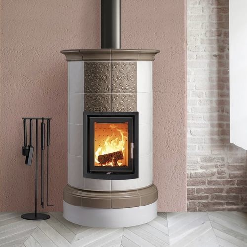 木材采暖炉 - DOLOMIA 4 LEVELS - Cerampiù Srl - 电动 / 8 kW / 多燃料