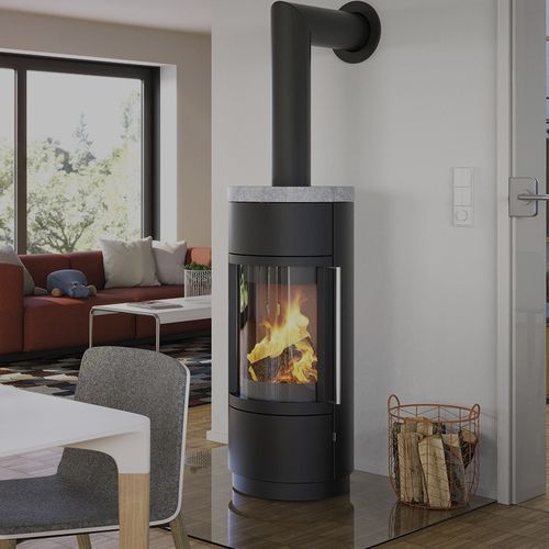 木材采暖炉 - BASILIA - HASE Kaminofenbau GmbH - 7 kW / 多燃料 / 独立式