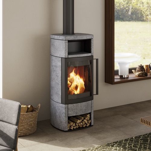木材采暖炉 - JENA - HASE Kaminofenbau GmbH - 6 kW / 多燃料 / 落地式