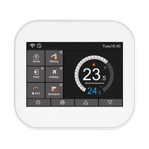 电子温度调节器 - BC207-E - Breeze Controls - 可编程 / 用于地暖 / 墙面嵌入式