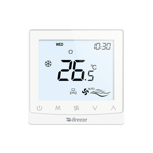 数字温度调节器 - BC105-4DM - Breeze Controls - 可编程 / 供暖 / 用于空调