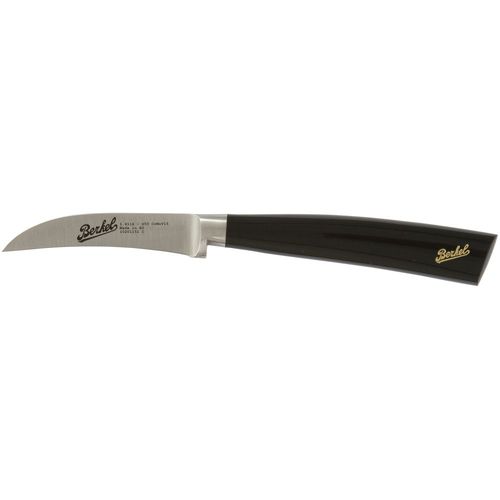带树脂手柄去皮刀 - ELEGANCE CURVED 7 BLACK - Berkel - 不锈钢刀片