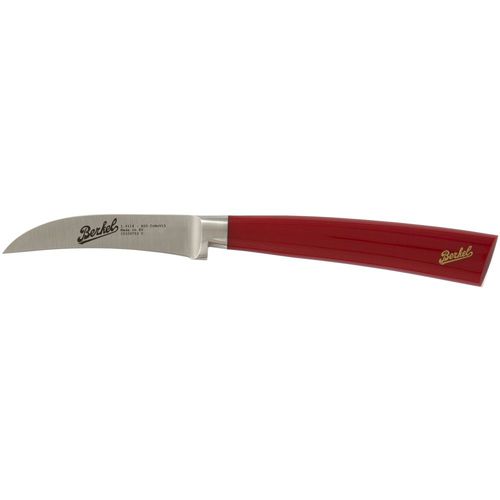 带树脂手柄去皮刀 - ELEGANCE CURVED 7 RED - Berkel - 不锈钢刀片