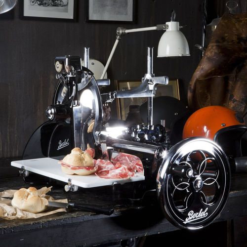 肉类切片机 - FLYWHEEL P15 BLACK - Berkel - 手动 / 专业 / 圆形刀片