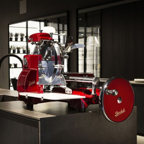 肉类切片机 - FLYWHEEL BS300 RED - Berkel - 半自动 / 专业 / 圆形刀片