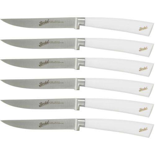 带树脂手柄牛排刀 - ELEGANCE SET OF 6 WHITE - Berkel - 不锈钢刀片