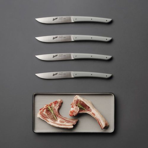 塑料柄牛排刀 - COLOR SET OF 4 GREY - Berkel - 不锈钢刀片