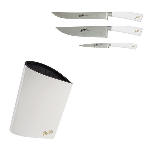 聚丙烯刀架 - BAG + ELEGANCE CHEF SET OF 3 WHITE - Berkel - HDF高密度板 / 胶合板 / 漆木