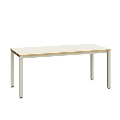 现代风格课桌 - Space Plus - Mirplay Objektmöbel - MDF / 涂漆金属桌脚 / 长方形