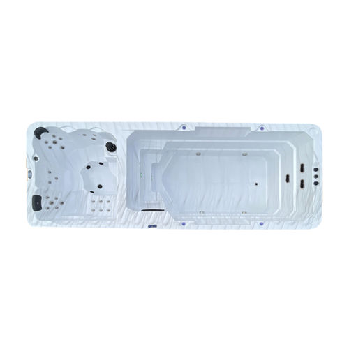 地上游泳浴缸 - Marathon Dual Temp - Catalina Spas - 长方形 / 4人座 / 不锈钢