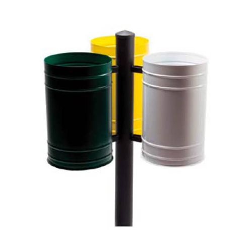 公共垃圾袋架 - LITTER BINS - EUROCOM SRL - 落地 / 电镀铁 / 户外