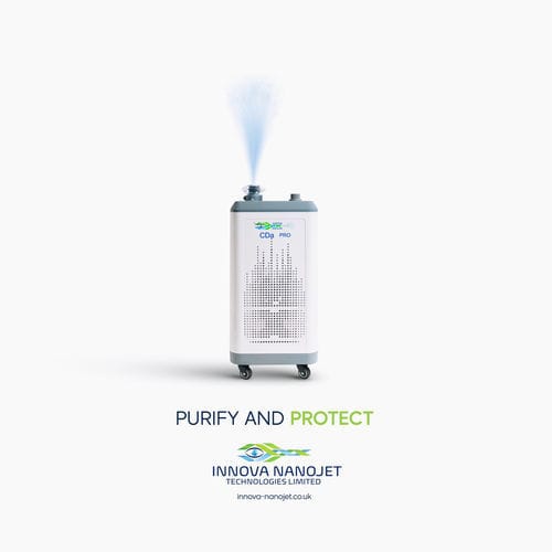 水空气净化器 - AirSancta CDa PRO - Innova Nanojet Technologies - 无过滤器 / 自承重 / 移动式