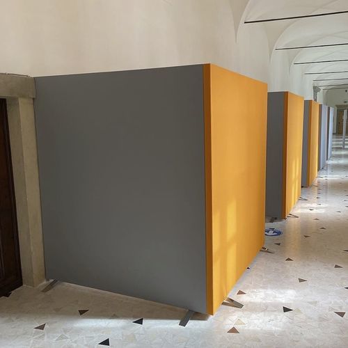 房间隔断吸音板 - AKUPAN® SCREEN - Oudimmo Acoustic Design - 聚氨酯 / 布料 / 聚酯纤维