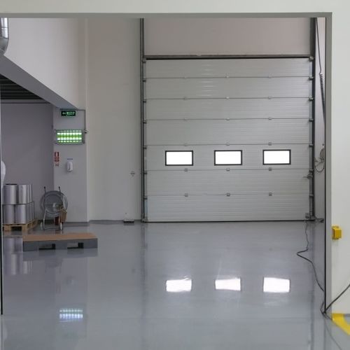 分段工业门 - ICAT®  - RSA Door Systems - 电镀钢 / 聚氨酯 / 安全