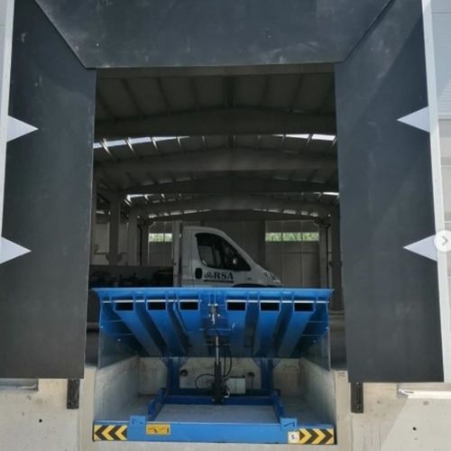 手动装卸跳板 - ICAT® - RSA Door Systems - 伸缩边缘式 / 立式