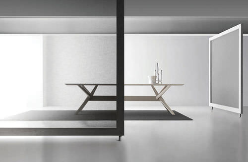 现代风格桌 - CAVALLETTO FISSO - BAULINE - 木质 / 长方形