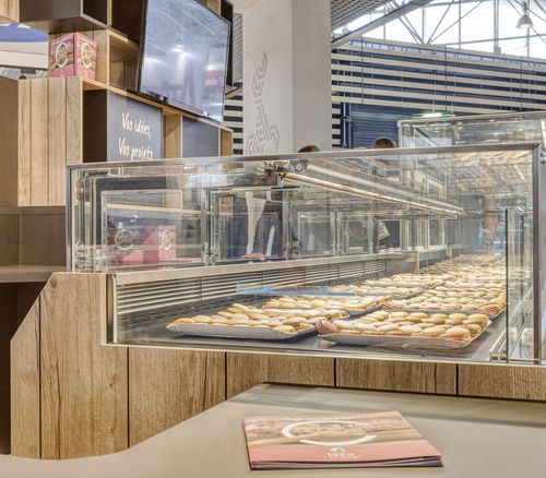 柜台冷藏展示柜 - VISUALIS PASTRY - Eurocryor - 用于蛋糕房 / 金属 / 带门